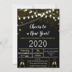 Nouvel An Eve Party Invitation