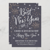 Nouvel An Faire-part de grossesse Nouvel An 2018 (Devant / Derrière)