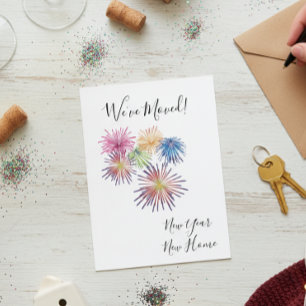 Nouvel An Faire-part mobile Nous avons déménagé Fi