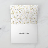 Nouvel An| feux d'artifice| Carte de voeux (Intérieur)