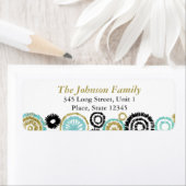 nouvel an | Fireworks | ÉTIQUETTE DE ADRESSE (En situation)