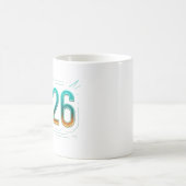 Nouvel An futuriste 2026 Mug - Célébration stylish (Centre)