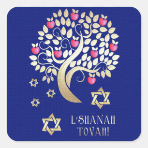 Nouvel An juif   Stickers cadeaux Rosh Hashanah