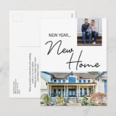 Nouvel An Nouveau Accueil Moving photos Faire-part (Devant / Derrière)