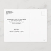 Nouvel An Nouveau Accueil Moving photos Faire-part (Dos)