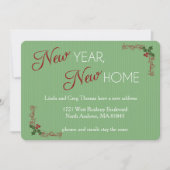 Nouvel An, Nouveau Accueil Noël Faire-part de démé (Devant)