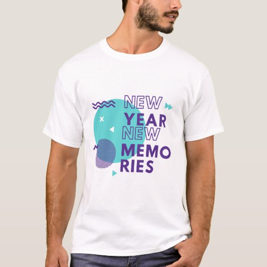 Nouvel An, nouveaux souvenirs - T-shirt inspirant (Devant)