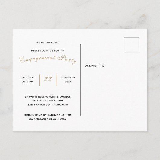 Nouvel an Nouvel engagement Aventure Invitation de (Dos)