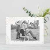 Nouvel An pétillant | Carte photo de vacances (Debout devant)