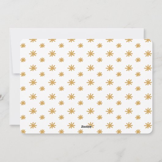 Nouvel An Photo Baby Boy Faire-part de naissance (Dos)