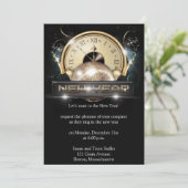 Nouvel An Soirée Invitation (Debout devant)