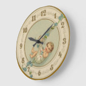 Nouvel An vintage Horloge Bébé (Angle)