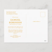 Nouvel anniversaire du roi l Faire-part de naissan (Dos)