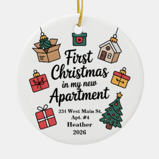 Nouvel Appartement 2026 Ornement de Noël Chauffage