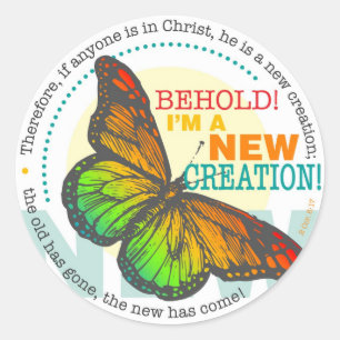 Nouvel autocollant de papillon de création