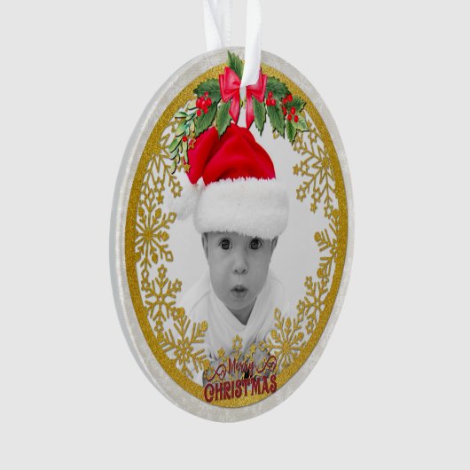 Nouvel état de naissance de bébé Noël, Faire-part (devant)