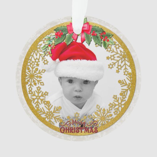 Nouvel état de naissance de bébé Noël, Faire-part  (devant)