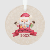 Nouvel état de naissance de bébé Noël, Faire-part  (dos)