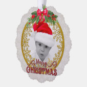 Nouvel état de naissance de bébé Noël, Faire-part  (Gauche)