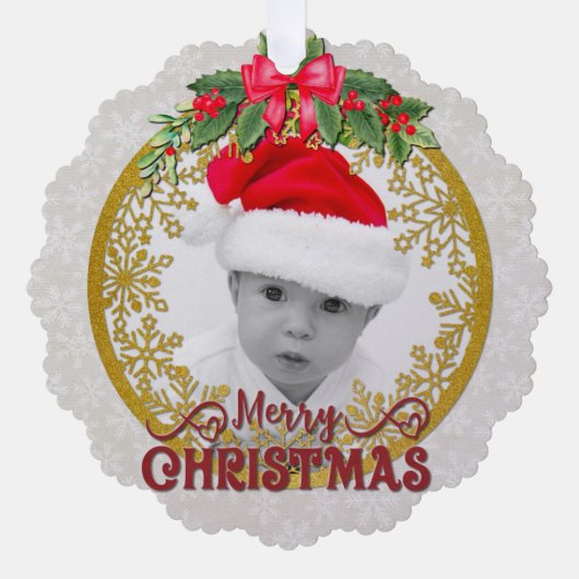 Nouvel état de naissance de bébé Noël, Faire-part  (Recto)