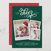 Nouvel Faire-part de naissance de Noël pour bébé (Devant / Derrière)