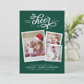 Nouvel Faire-part de naissance de Noël pour bébé (Debout devant)