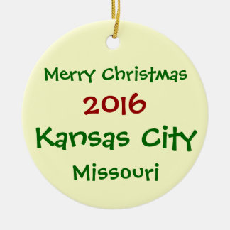 NOUVEL ORNEMENT 2016 DE NOËL DE KANSAS CITY