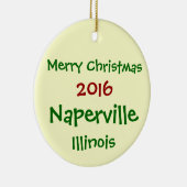 NOUVEL ORNEMENT 2016 DE NOËL DE NAPERVILLE (Droite)