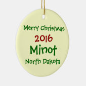 NOUVEL ORNEMENT DE NOËL DE 2016 MINOT LE DAKOTA DU (Droite)