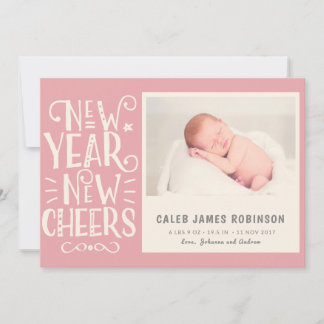 Nouvelle acclamation et faire-part de naissance de