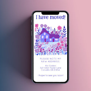 Nouvelle adresse Accueil Cute Farmhouse Carte sans