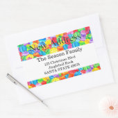 Nouvelle adresse autocollant aquarelle peint à la  (Enveloppe)