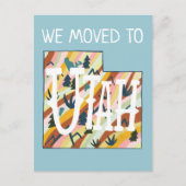 NOUVELLE ADRESSE Carte illustrée de l'État de l'Ut (Devant)