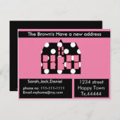 Nouvelle adresse carte postale (Devant / Derrière)