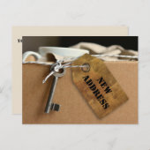 Nouvelle adresse - Carte postale de la maison ou d (Devant / Derrière)