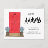 Nouvelle adresse Carte postale Faire-part de dépla (Devant)