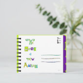 Nouvelle adresse Carte postale 'P-T' (Debout devant)