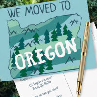 NOUVELLE ADRESSE D'ACCUEIL Oregon State Carte illu