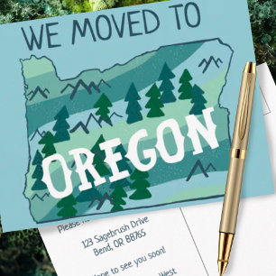 NOUVELLE ADRESSE D'ACCUEIL Oregon State Carte illu