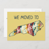 NOUVELLE ADRESSE DE RÉSIDENCE  Carte de l'État de  (Devant / Derrière)