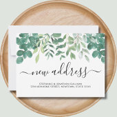 Nouvelle adresse Eucalyptus Faire-part de verdure
