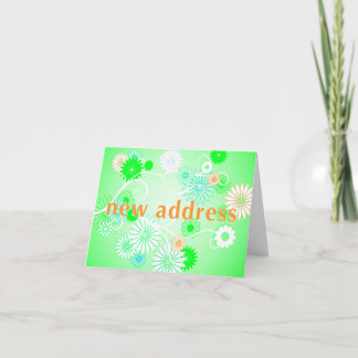 nouvelle adresse faire-part : fleurs vintages