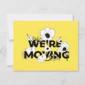 Nouvelle adresse Floral | Faire-part de déplacemen (Devant)