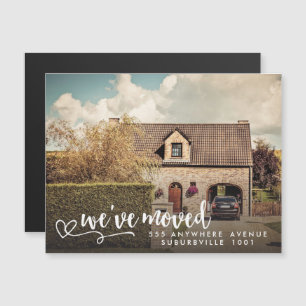 Nouvelle adresse Moving House Home Photo Magnet