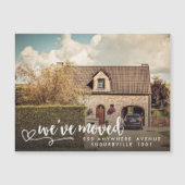 Nouvelle adresse Moving House Home Photo Magnet (Devant)