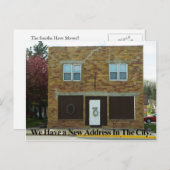 Nouvelle adresse municipale - Carte de changement (Devant / Derrière)