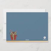Nouvelle adresse Noël - Faire-part mobile (Dos)