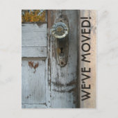 Nouvelle adresse "Nous avons déménagé" Carte posta (Devant)