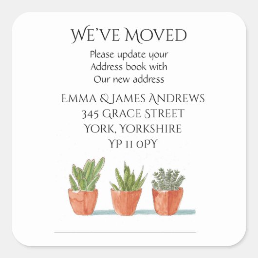 Nouvelle adresse Nous avons déplacé les stickers F (Devant)