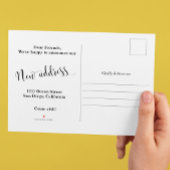 Nouvelle adresse résidentielle, Carte postale Fair